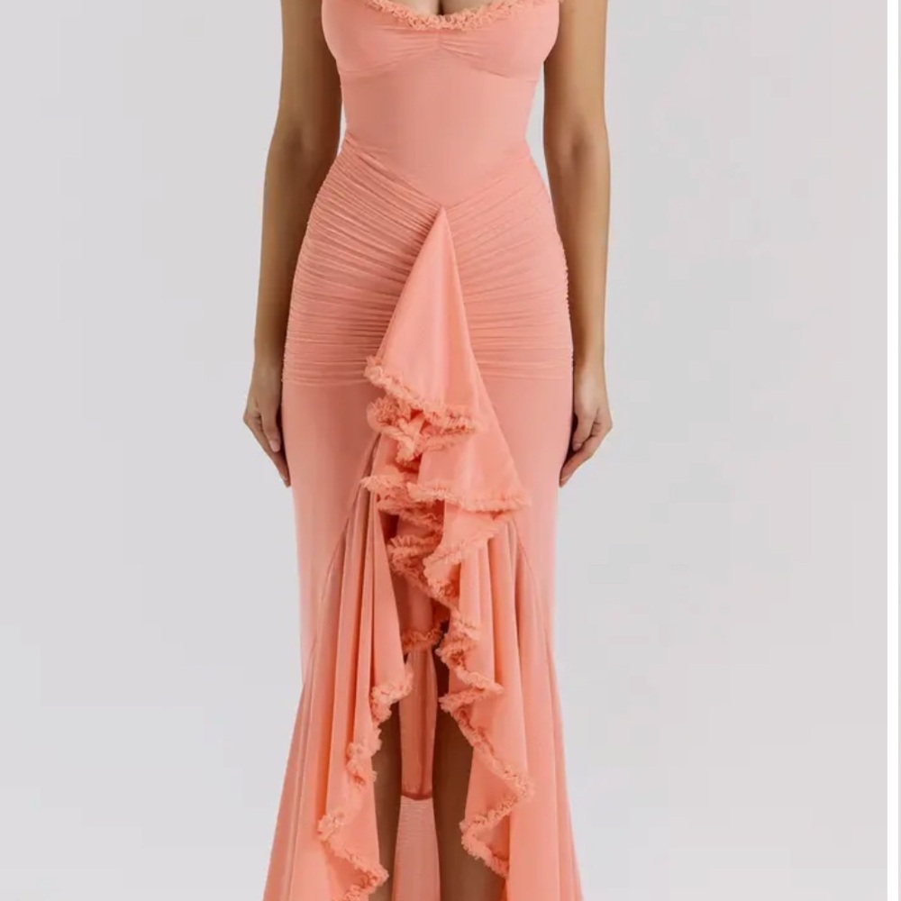 House of CB Coral High Low Dress